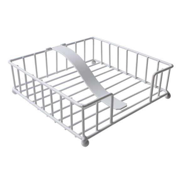 Serwetnik BRUNCH, 18x18x6 cm, kol .biały