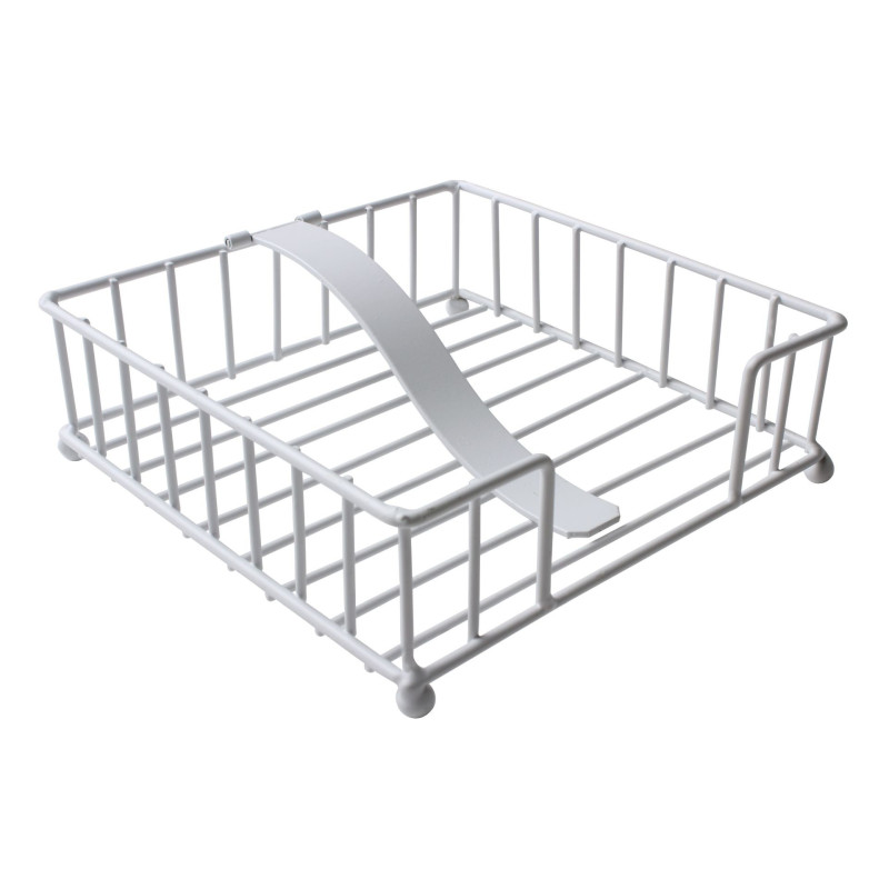 Serwetnik BRUNCH, 18x18x6 cm, kol .biały