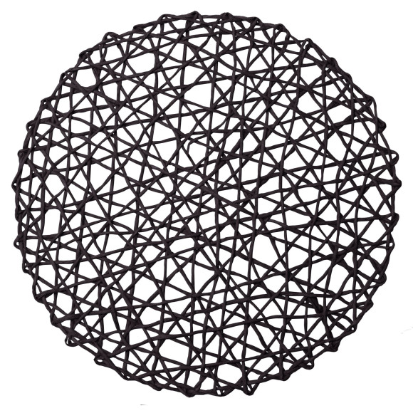 Podkładka CARTA, śr. 38 cm, kol. czarny