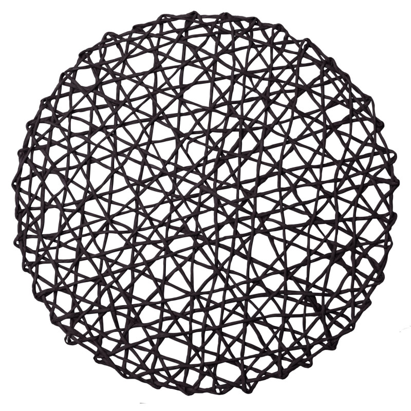 Podkładka CARTA, śr. 38 cm, kol. czarny