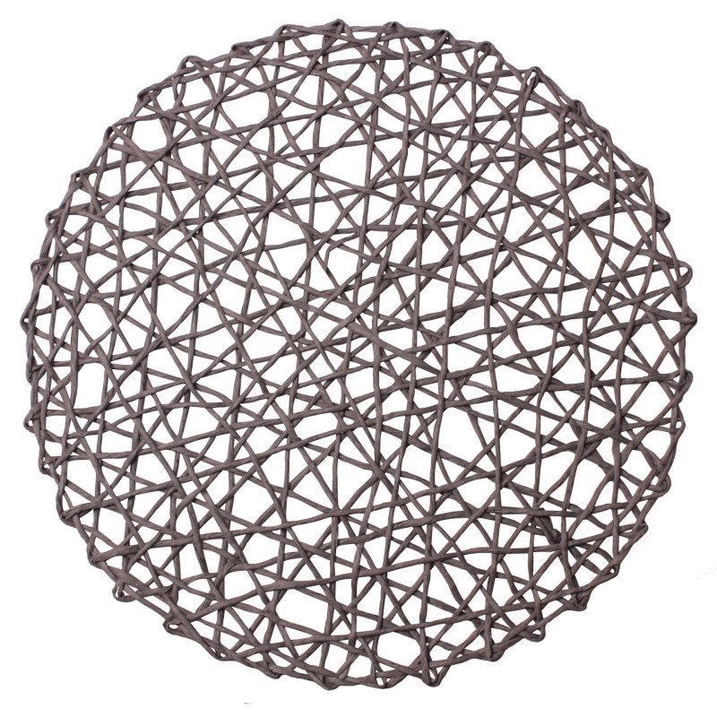 Podkładka CARTA, śr. 38 cm, kol. szary