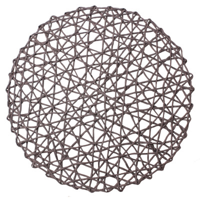 Podkładka CARTA, śr. 38 cm, kol. szary