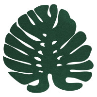 podkładka filcowa LIŚĆ, 38x38 cm, kol. ZIELONY