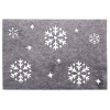podkładka filcowa ŚNIEG, 45x30 cm, kol. szary