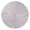 podkładka GLITTER, śr. 38 cm, kol. srebrny