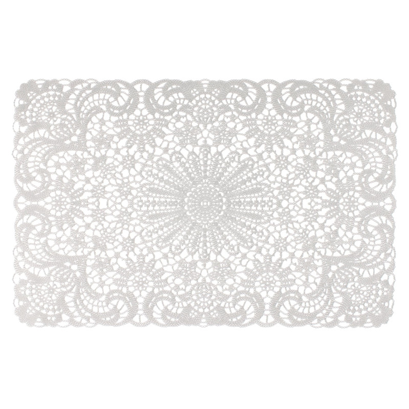 Podkładka LACE, 45x30 cm, kol. biały
