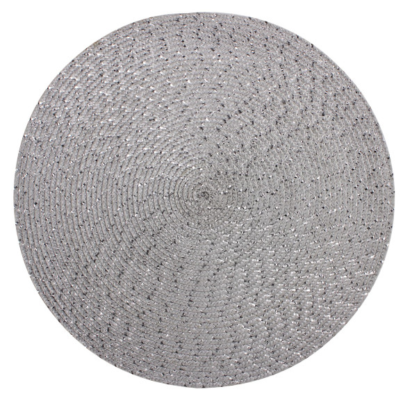 podkładka MIRGO, śr. 38 cm, kol.srebrny