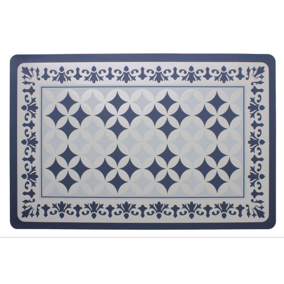 Podkładka PRACAS, 43,5x28,5 cm, kol. biało-granato