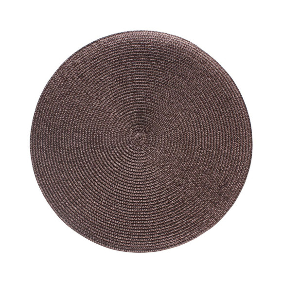 podkładka SPLOT, śr. 38 cm, kol. brązowy