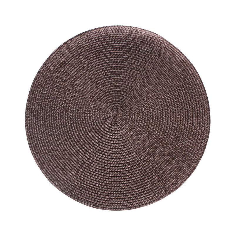 podkładka SPLOT, śr. 38 cm, kol. brązowy