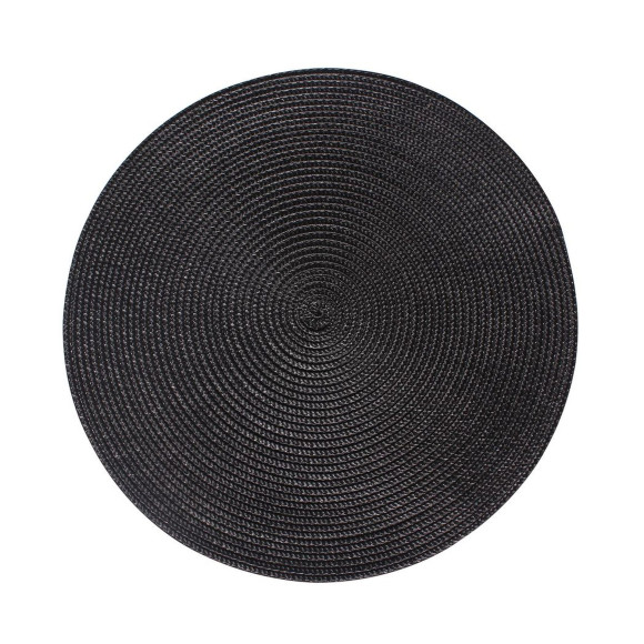 podkładka SPLOT, śr. 38 cm, kol. czarny