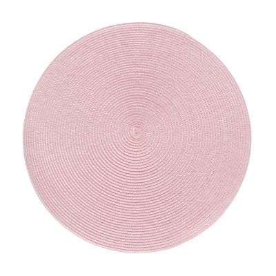 podkładka SPLOT, śr. 38 cm, kol.pudrowy róż