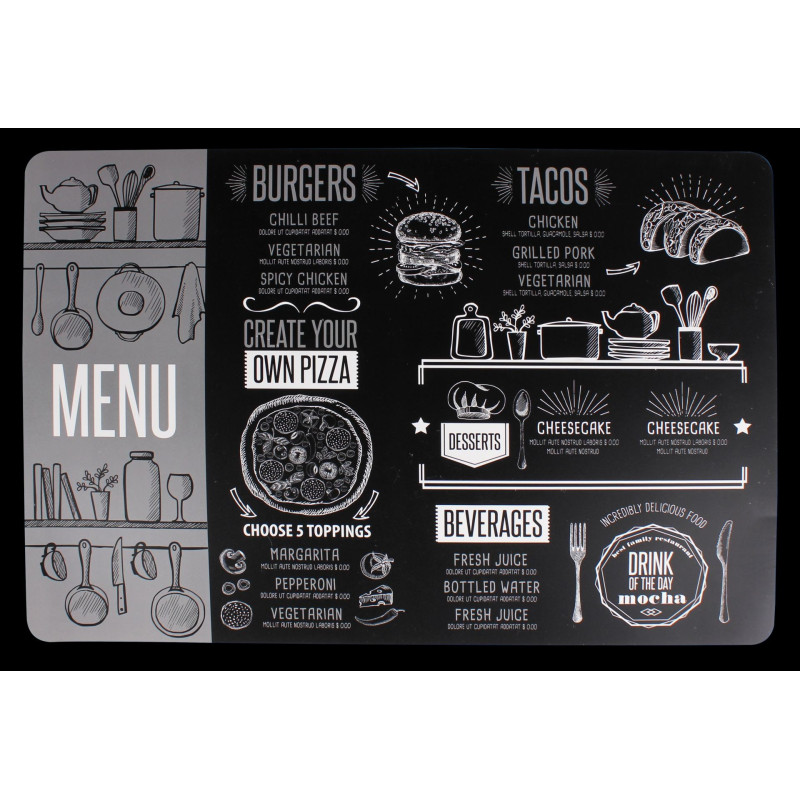 Podkładka TACOS, 43,5x28,5 cm