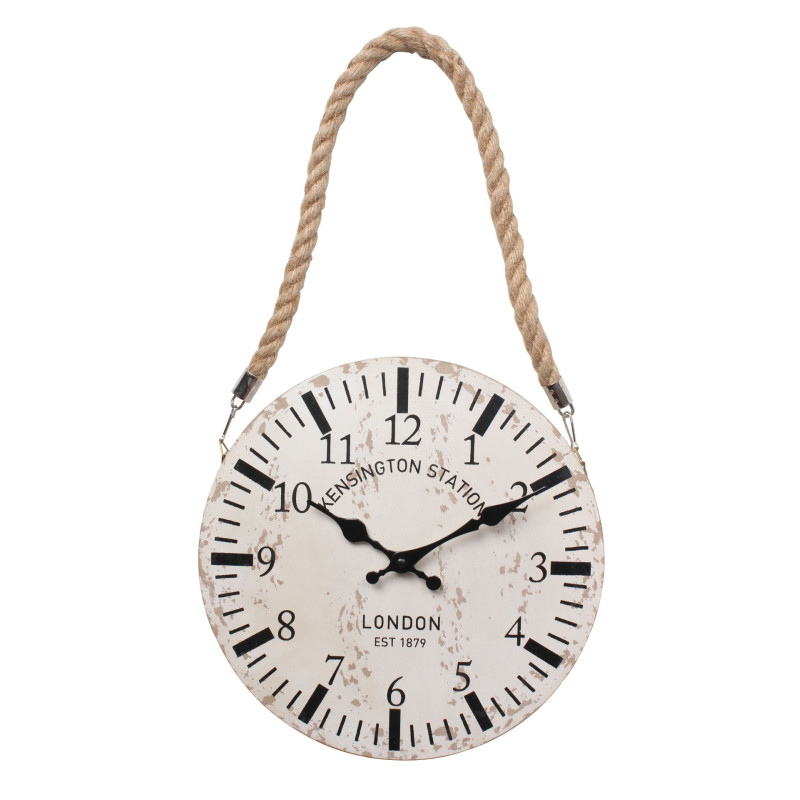 zeg.ścien KENSINGTON, BEŻ,średnica 30x4cm-MC