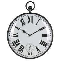 zegar ścienny OLDIE kol. CZARNY, 30x33x4cm-MC
