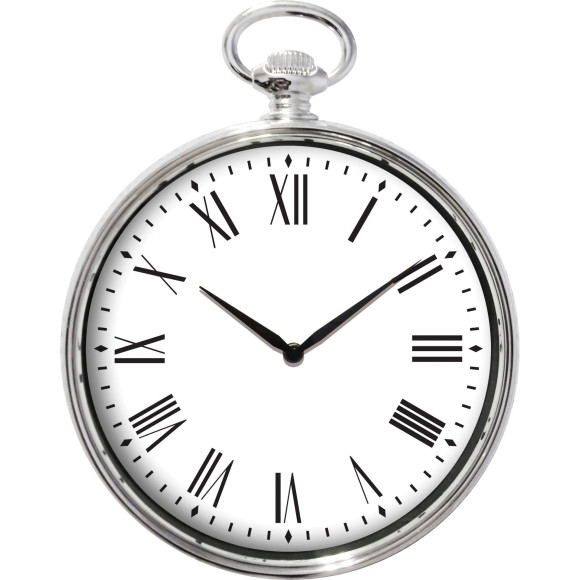 zegar śc. RELIC kol.chromow srebro, 38,4x30x5cm-MC