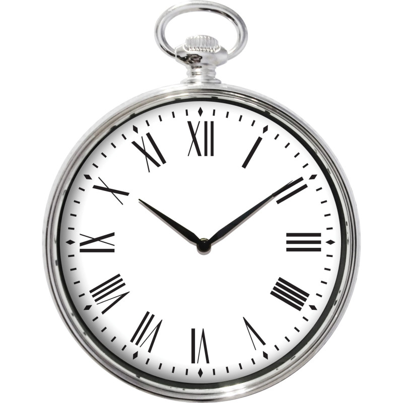 zegar śc. RELIC kol.chromow srebro, 38,4x30x5cm-MC