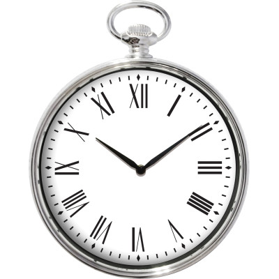 zegar śc. RELIC kol.chromow srebro, 38,4x30x5cm-MC