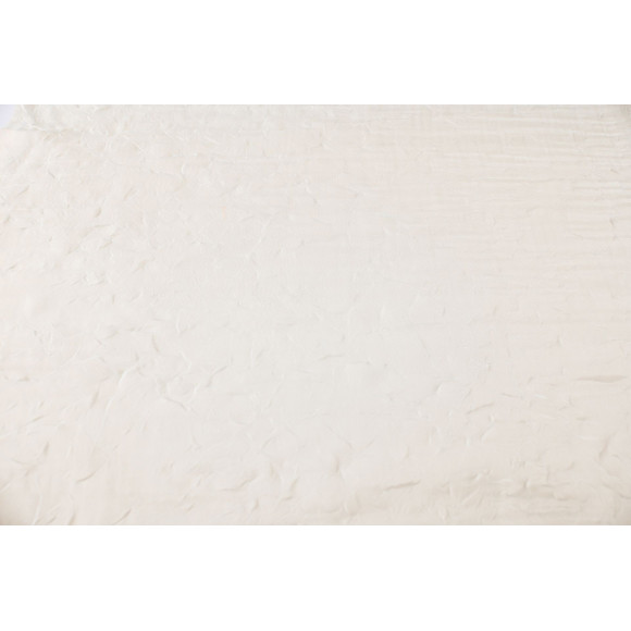 Woal barw kreszowany z oł, szer 270 cm, kol ecru