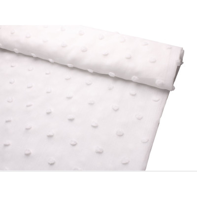 Tkanina z aplikacją UNIQUE 300 cm kolor biały