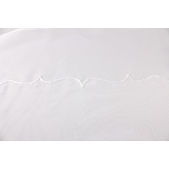 Woal haftowany WALERIA, wys 280 cm, kol biały