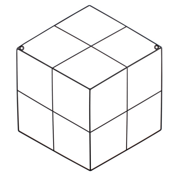 Kratka na zdjęcia RUBI, 45,5x52cm metal,kol.czarny