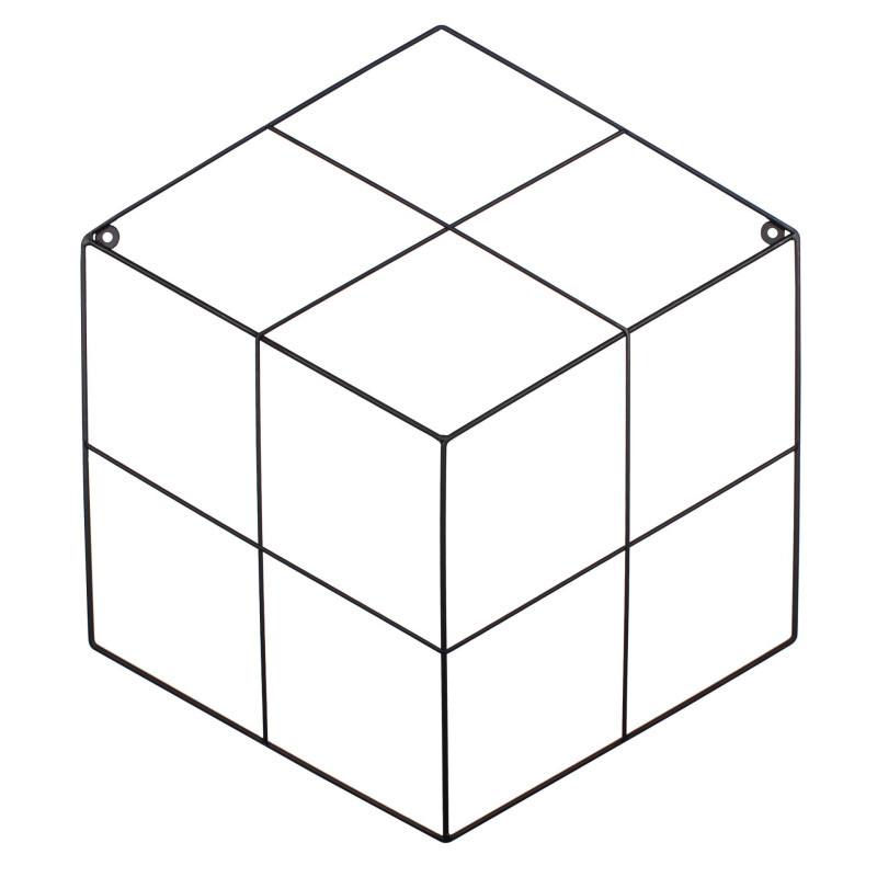 Kratka na zdjęcia RUBI, 45,5x52cm metal,kol.czarny