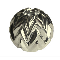 Świecznik HURON, 9,5/9,5/8,5 cm, kol. złoty