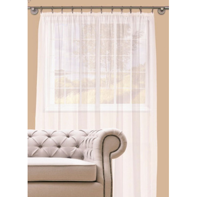 Firanka z taśmą DIANA rozm 290x245 cm kol. ecru