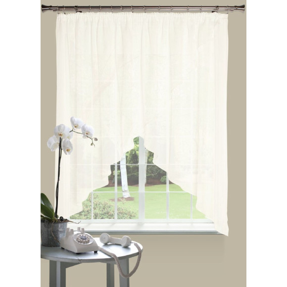 Firanka z taśmą MALWINA 290/160 cm kol ecru
