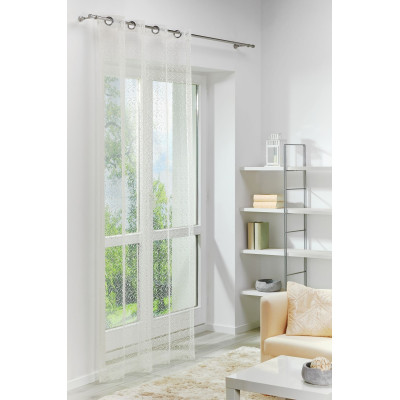 Firana z kółkami REDA 140/245 cm kol. kremowy 