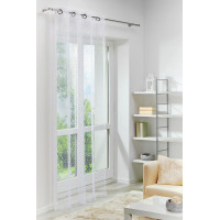 Firana na kółkami REDA 140x245 cm kol. biały