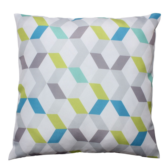 Poduszka COBBLE rozm. 40x40 cm kol turkusowy