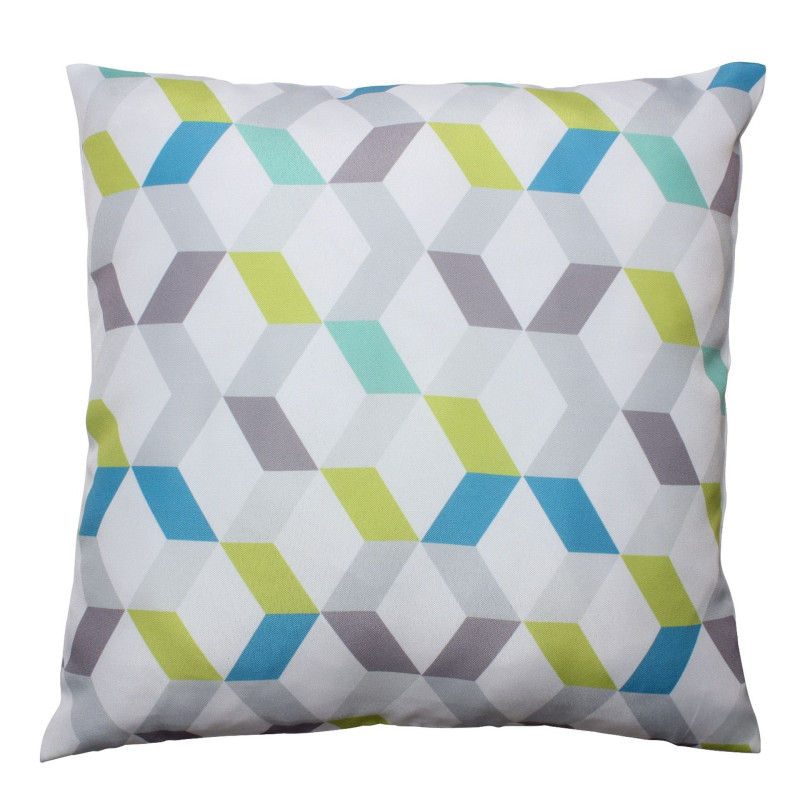 Poduszka COBBLE rozm. 40x40 cm kol turkusowy