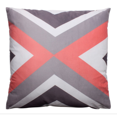 Poduszka CROSS rozm. 40x40 cm kol różowy