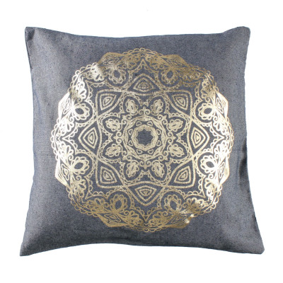 Poduszka TANISHA rozm 45x45 cm kol granatowy