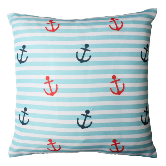 Poszewka ANCORA rozm.40x40 cm kol niebieski