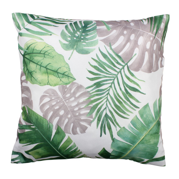 Poszewka EKWADOR rozm. 45x45 cm, kol. szaro-zielon