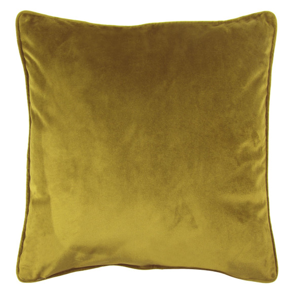 Poszewka VELVET 45x45 cm, kol. musztardowy