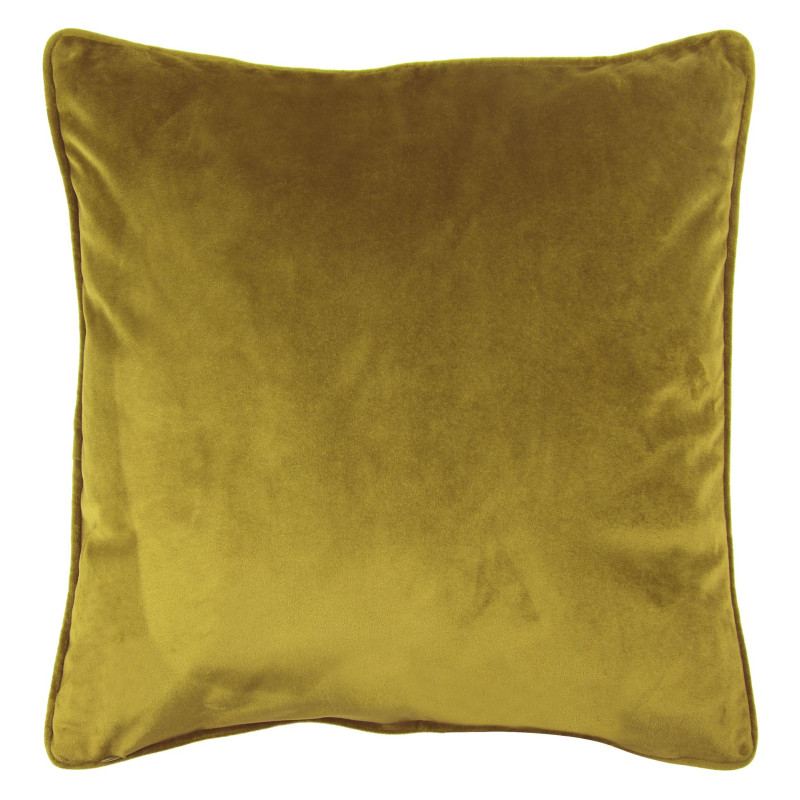 Poszewka VELVET 45x45 cm, kol. musztardowy