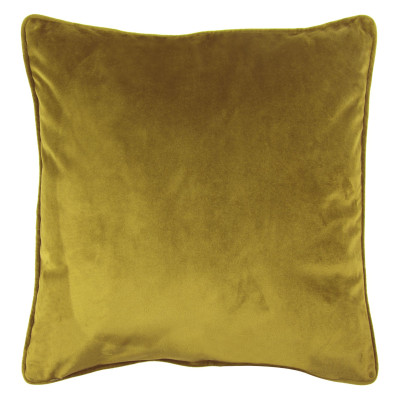 Poszewka VELVET 45x45 cm, kol. musztardowy