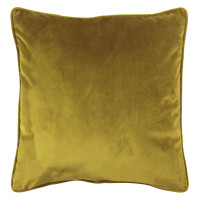 Poszewka VELVET 45x45 cm, kol. musztardowy