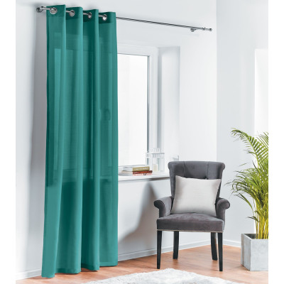 Zasł. z kółkami OXFORD 140/260 cm kolor c. morski