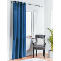 Zasłona z kółkami OXFORD 140x260cm, kol. granatowy