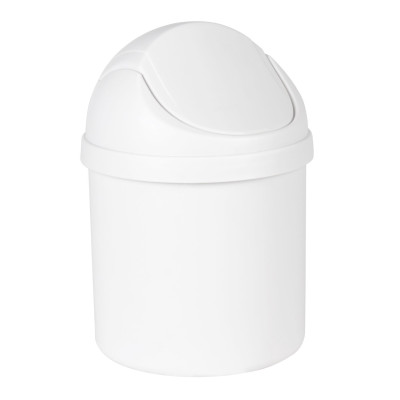 Kosz na śmieci ARTU, 1,25L 13x20cm, kol.biały