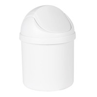 Kosz na śmieci ARTU, 1,25L 13x20cm, kol.biały