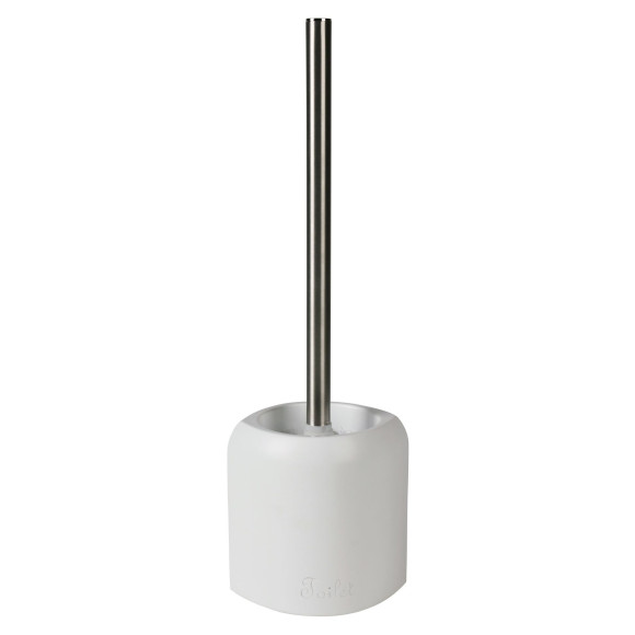 Szczotka do WC AVANGARDA, 12x10x37 cm, kol. biały