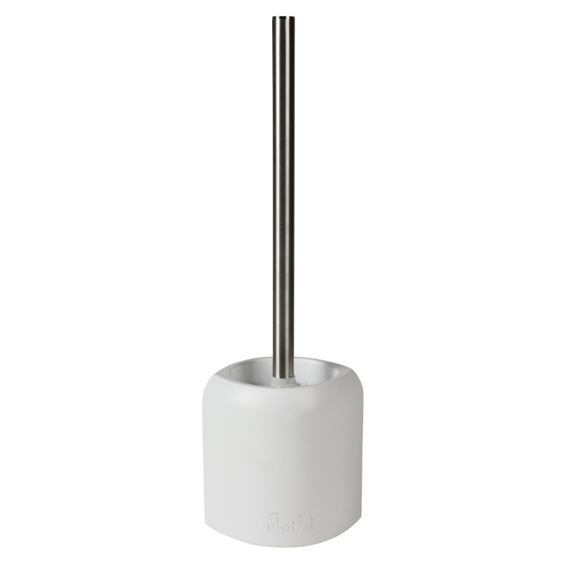 Szczotka do WC AVANGARDA, 12x10x37 cm, kol. biały