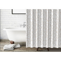 Zasłona prysznicowa BATHE 180x180cm,kol.złoty