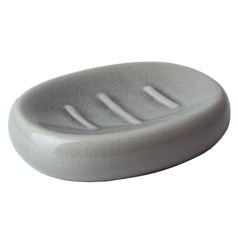 Mydelniczka CRUSH, 13,5x10,5x3,5cm, kol. szary